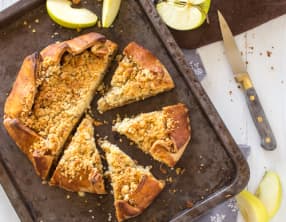 Tarte Rustique aux Pommes façon Crumble
