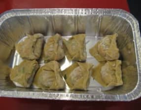 Raviolis chinois au crabe et au porc