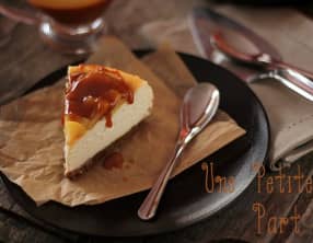Cheese Cake aux pommes et son Caramel Beurre Salé