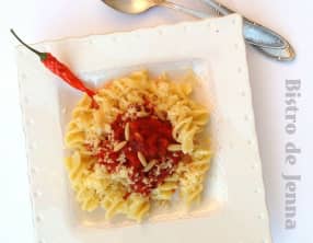 Pâtes à la sauce arrabiata