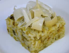 Risotto aux poireaux
