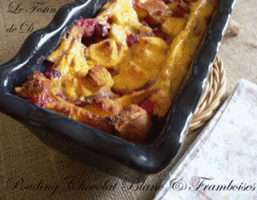 Pouding Chocolat Blanc Framboises