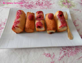 Financiers aux framboises