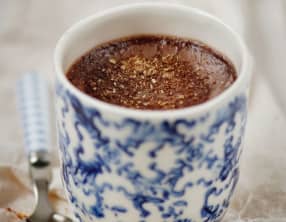 Petits pots de crème au chocolat et au piment d'Espelette