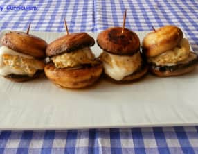 Champignons farcis façon burger