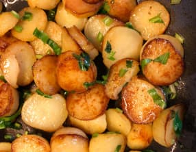 Pommes sautées à cru