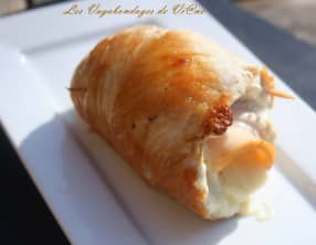 Escalopes roulées au jambon et comté