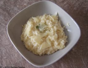 Le risotto au parmesan