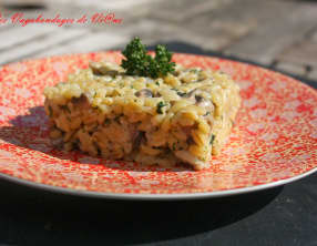 Risotto de blé aux champignons