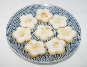 Sablés au citron vert et à la noix de coco