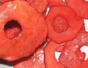 Tranches de pommes séchées