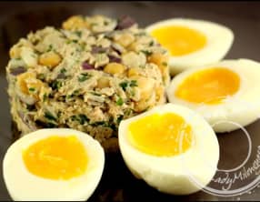 Salade de thon et pois chiches