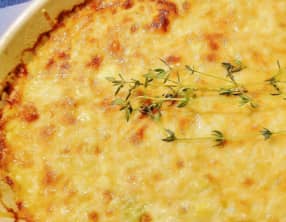 Flan de poireaux au fromage