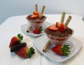 Délice aux fraises et au chocolat