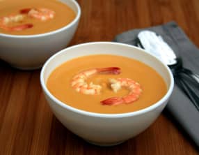 Velouté de patates douces exotique