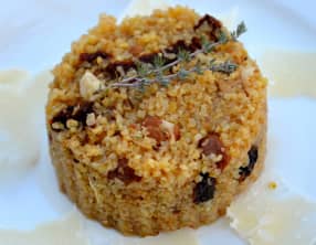 Boulgour aux tomates séchées et noisettes