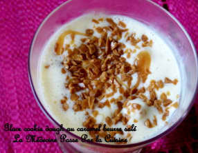 Glace cookies dough au caramel