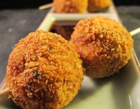 Croquettes de poulet à la sauce soja