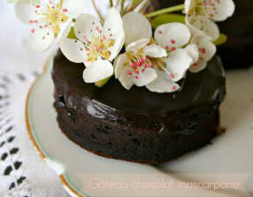 Gâteau chocolat mascarpone