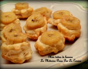Mini-tatins à la banane