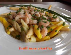 Fusilli sauce crevettes