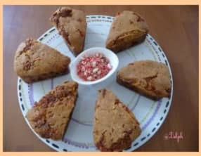 Cake aux pralines roses