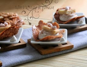 Tuiles à la Mousse de Guimauve