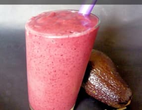 Smoothie Avocat-Myrtilles