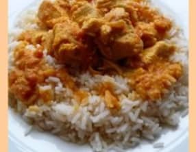 Curry de poulet aux abricots