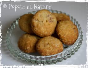 Mini cookies apéro aux lardons aux fromages et au sirop d'érable