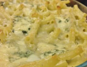 Le Deluxe mac and cheese au bleu et au parmesan