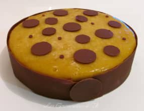 Entremet chocolat au lait - passion
