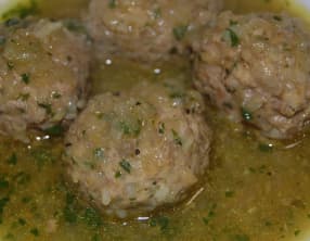 Boulettes de viande de veau