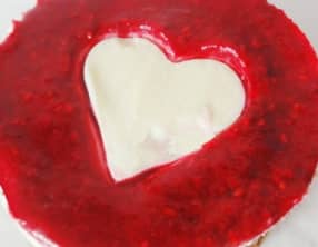 Cheesecake citron framboise