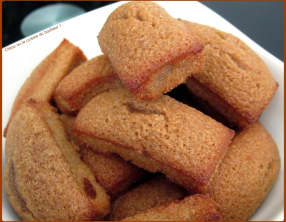 Mini financiers chocolat praliné