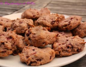 Cookies à la farine de sarrasin, betterave et artichaut
