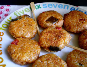 Galettes de boulgour à la ratatouille