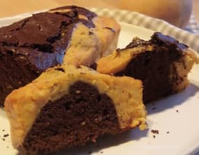 Cake marbré au chocolat et butternut