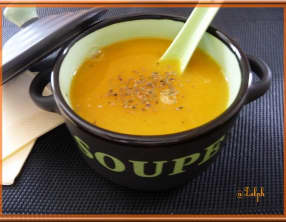 Velouté printanier au cumin
