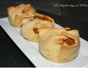 Petits pâtés à l'agneau et à l'aubergine