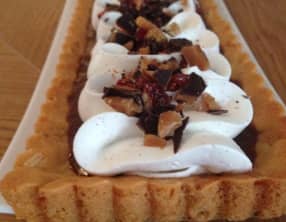 Tarte chocolat vanille