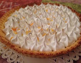 Tarte orange meringuée