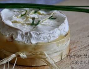 Camembert Rôti aux Echalotes et Miel