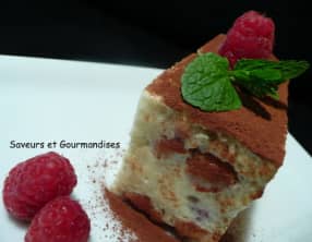 Tiramisus aux 2 framboises