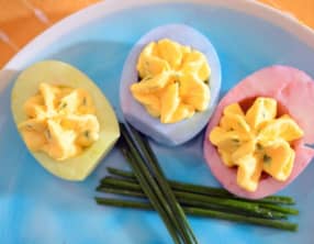 Oeufs mimosa de Pâques