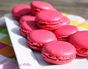 Macarons à la framboise
