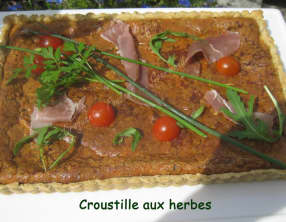 Croustille aux herbes