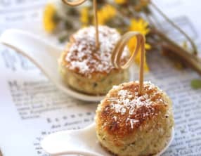 Accras de poulet à la noix de coco