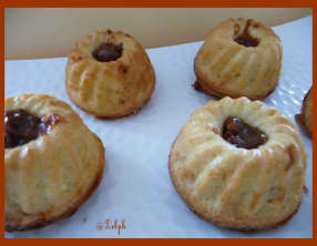 Cake à la confiture de lait au goût chocolat.