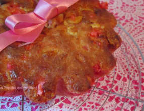 Brioche pralines roses et chocolat blanc